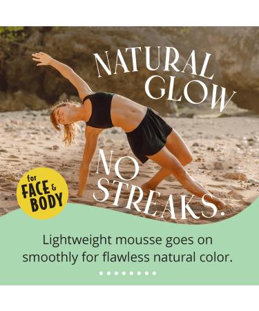 Skinerals Self Tanner Mousse - Onyx Extra Dark | Organic No-Streak Sunless Tanner - Long Lasting 8oz Tanning Foam for Face & Body - Buy Online on GoSupps.com