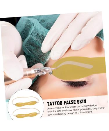 Angoily 10pcs Eyebrow Practice Skin Microblading Practice Skin False Skin Practice Tools Eyebrow Trimming - Buy Online on GoSupps.com