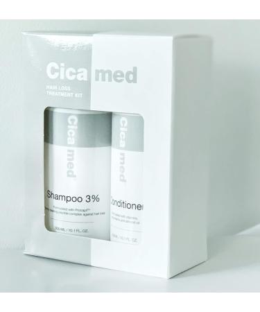 Hair Loss Treatment Shampoo & Conditioner Set | 3% Procapil | Cicamed Organic Science - International Shipping - Buy Online on GoSupps.com