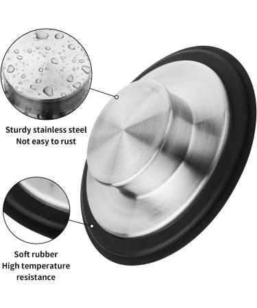 Convenient Sink Stopper Plug Easy To UseKitchen Sink Stopper Strainer Garbage Disposal Plug Stainless Steel Drain Stopper - Buy Online on GoSupps.com