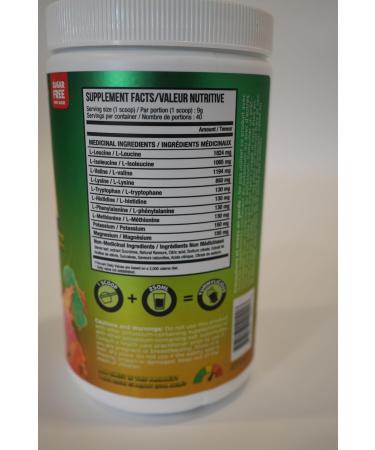 Yummy Sports EAA Supplement Powder Pre Workout Powder - Keto-Friendly Gluten-Free Sports Nutrition Pre-Workout Powder for Men & Woman - 360g 40 Servings - Sour Batch - Buy Online on GoSupps.com