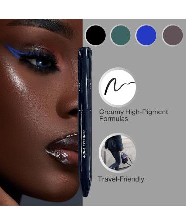  Dynaeuty 4-in-1 Makeup Pen all-in-one makeup pen for eyes lipstick eyeliner eyebrow pencil highlighter long-lasting waterproof multi-functional makeup pencil - Buy Online on GoSupps.com