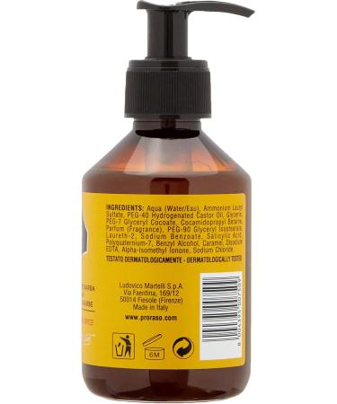 Proraso Shampoing Barbe Soin Visage Homme Nettoyant et Adoucissant Shampoing 200 ml & Huile Barbe Soin Visage Homme Parfum Bois & pice Huile pour Barbe Adoucissante 30 ml - Buy Online on GoSupps.com