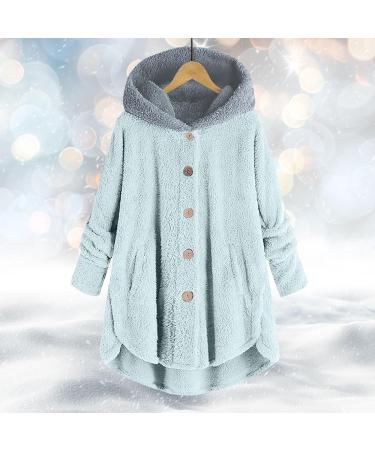 Shop Hanxiulin Women's Fleece Plush Jacket - Warm Hooded Zipper Coat for Outdoor Comfort - Buy Online on GoSupps.com