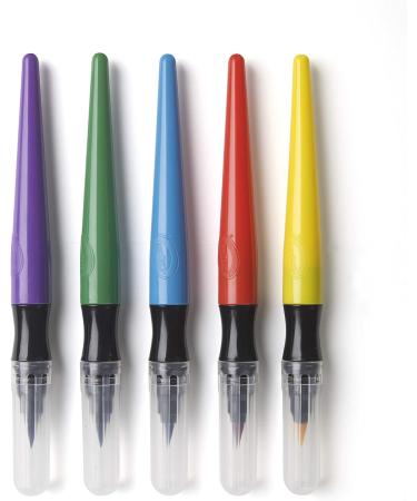 Crayola Brush Pens - 5 Count Paint Set for Art Supplies & Painting Supplies - Buy Online on GoSupps.com