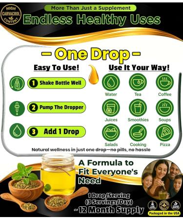 SUPERIOR FULVIC HUMIC X935 Oil of Oregano Drops Super Strength Mediterranean Wild Oregano 1000 Servings 1.69 oz - Buy Online on GoSupps.com