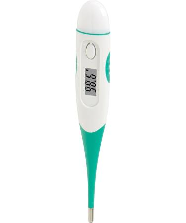 MABIS Digital Thermometer - Fast & Accurate for Babies Children & Adults | Oral Rectal Underarm Use | Flexible Tip 60 Seconds Green - Buy Online on GoSupps.com