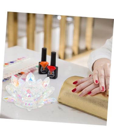 Mikinona Nail Art Crystal Cup Nail Dish Nail Art Cup Nail Art Liquid Cup Clear Nail Gel Nail Charm Storage Cup Gel De Cejas Transparente Dappen Dish Nail Practice Cups Dappen Bowl Mix Lotus - Buy Online on GoSupps.com