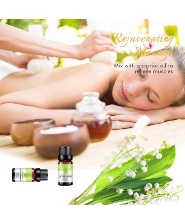 Lily of Valley Essential Oil - 100% Pure Organic Natural Oil for Diffuser Aromatherapy & Skin Care - 10ML - Buy Online on GoSupps.com