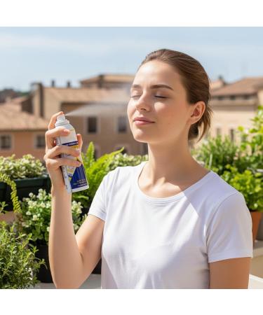 Refreshing Face Spray 60 ml Natural Cooling Nebulizer with Instant Absorption Hydrating Facial Vapor | Soothing Atomizer | Light Daily Treatment for Men Women and - Buy Online on GoSupps.com