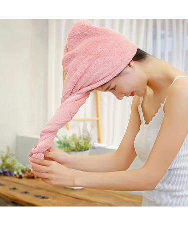 Super Absorbent Microfiber Towel for Women | Quick Drying Soft Head Turban for Curly Long Hair | Anti-Frizz Blue - Buy Online on GoSupps.com