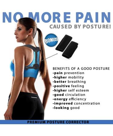 Adjustable Posture Corrector for Men and Women | Clavicle Support Brace for Upper Back | Pain Relief from Neck, Back & Shoulder | Green Box - One Size - Buy Online on GoSupps.com