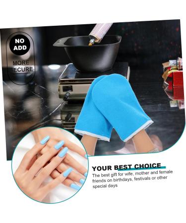 VINTORKY 1 Pair hand mask care Reusable Paraffin Gloves wax heated mitten paraffin baths gloves hot paraffin mitten mitten heated mittens spa gloves polyester insulation care bag - Buy Online on GoSupps.com