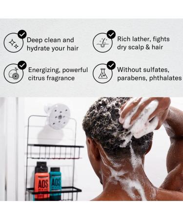 Art of Sport Mens 2-in-1 Shampoo and Conditioner - Sulfate Free, Citrus Fragrance, Natural Botanicals & Coconut Oil - 3 Pack, 13.5 fl oz - Deep Cleans, Fights Dry Scalp & Dandruff - Buy Online on GoSupps.com