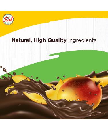 Fuel by Nature Dark Chocolate Covered Dried Mango - Healthy Choco Mango Snack - 1 lb Bulk Dried Fruit - Chocolate Mango 1 Pound - Buy Online on GoSupps.com