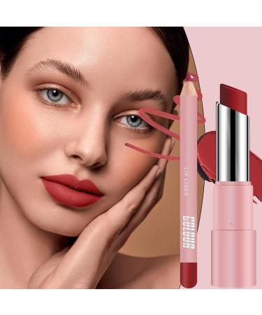 Colored Lip Balm Tinted Lipstick Non Sticky Nourishing Matte Balm for Lips Women Night Care 04 - Buy Online on GoSupps.com