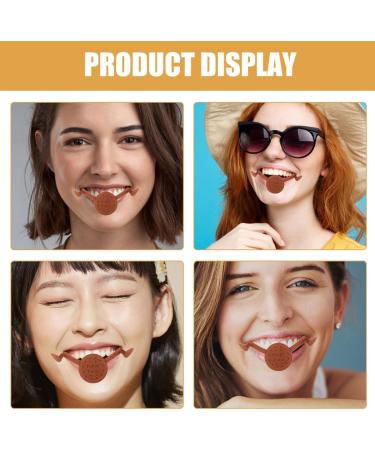 iplusmile Lot de 2 Entra neurs Personnels du Visage en Silicone Marron Dispositif de Renforcement des Muscles du Sourire pour Exercices de Sourire et Cr ation Naturelle de Fossettes  - Buy Online on GoSupps.com
