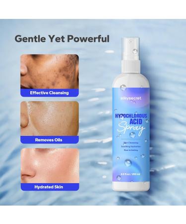 Hypochlorous Acid Spray (8.45 Fl Oz) Facial Spray for Skin Cleansing & Soothing Hypoallergenic HOCL Sprays for Face & Eyes All-Purpose Cleaner for Sensitive Skin Care 8.45 Fl Oz (Pack of 1) - Buy Online on GoSupps.com