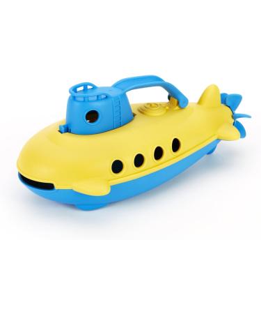Buy Green Toys Submarine Bath Toy - Eco-Friendly Play Boat for Kids 6 Months+ | Sustainable Yellow & Blue - Buy Online on GoSupps.com