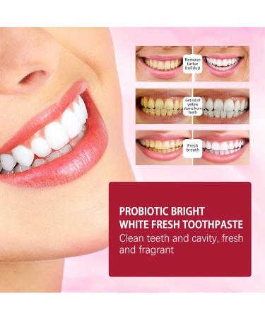 Verdant Touch Probiotic Whitening Cleaning Toothpaste 2 Pack 120ml Freshens Breath Removes Tartar Stain Dental Cleaning - Buy Online on GoSupps.com