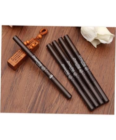 Healeved 2pcs 2 1 Eyebrow Pencils Black Eyebrow Pencil Brow Spoolie Brush Braider Eyebrow Pencil Black Tool 1 count (Pack of 1) As Shownx2pcs - Buy Online on GoSupps.com