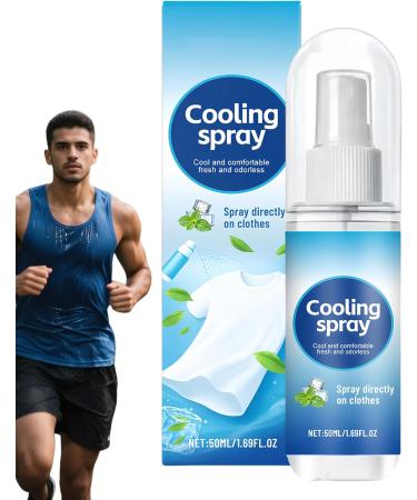 Cool Spray Refreshing Liquid Soothing Solution 50ml Cooling Mist Portable Chill Spray Instant Refreshment Dispenser Quick Relief Practical Temperature Control Soft Comfort - Buy Online on GoSupps.com