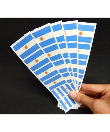 Argentina Flag Tattoos - Set of 40 | Argentinian Party Supplies - Buy Online on GoSupps.com