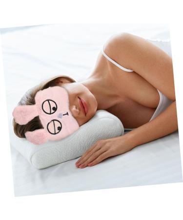 Beaupretty Pink Plush Blindfold Mask for Sleep | Soft Sleep Aid | International Shipping - Buy Online on GoSupps.com