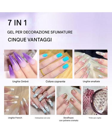  Huxibai Gel Patta | Gel For | 8 Color Palette with Nail Art for Girls - Buy Online on GoSupps.com
