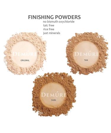 Demure Mineral Makeup Finishing Powder - Loose Setting Powder for Professional Light Makeup - Buy Online on GoSupps.com