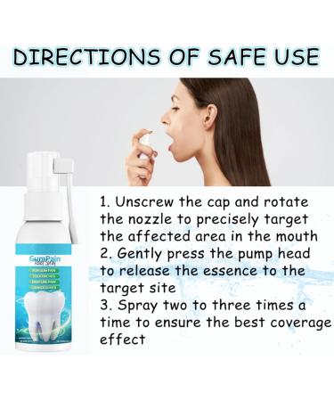 Spray De R g n ration Pour Gencives Spray Pour Le Soin Des Gencives Soin Buccal R paration Des Gencive R tract es 30ML - Buy Online on GoSupps.com
