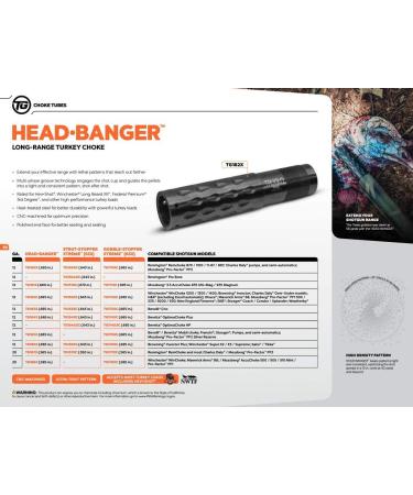 TRUGLO Head Banger Long Range Turkey Choke Tubes for Winchester/Mossberg 12-Gauge/20-Gauge Guns - Buy Online on GoSupps.com