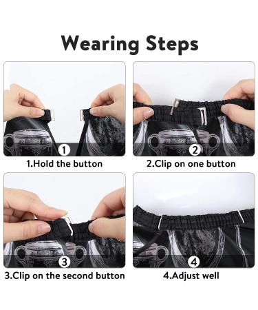 Professional Salon Barber Cape with Adjustable Snap Beard Apron - Haircutting and Styling Accessories - Buy Online on GoSupps.com