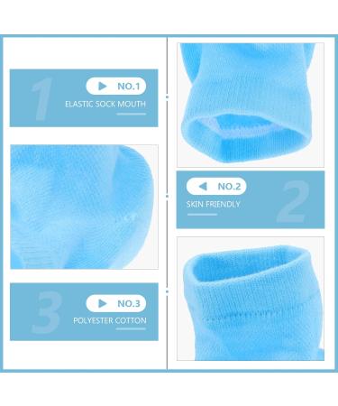 1set Heightening Socks Invisible Height Increase Insoles Heel Boost Insole Invisible Sock Pad Heel Cushion Height Insoles Extension Pad Polyester Cotton Men and Women Sports - Buy Online on GoSupps.com