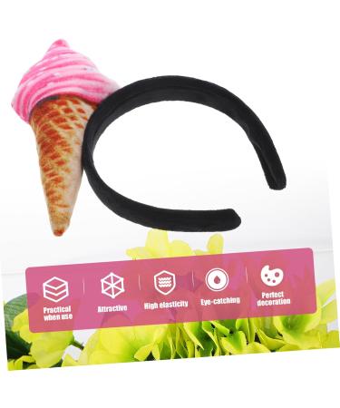 Ice Cream Headband Ice-cream Headbands Women's Sunglasses Hairband Spa Headband Hair Headband Face Wash Headbands Head Bands for Hair Headbands for Women Short Hair MAGICLULU - Buy Online on GoSupps.com