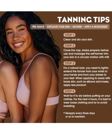 Buy UCANBE Self Tanner Mousse - Ultra Dark Bronze Fast Drying Sunless Tanning Foam for All Skin Tones - Lightweight Streak Free 6.76Fl Oz - Buy Online on GoSupps.com