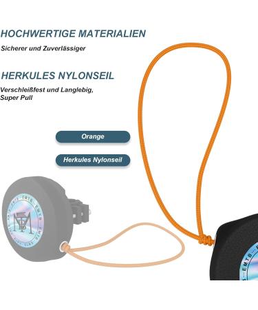 EMTB Bicycle Tow Rope | Self-Inserting Towing System for Racing MTB & E-Bikes | 120kg Load Capacity (Orange-02) - Buy Online on GoSupps.com