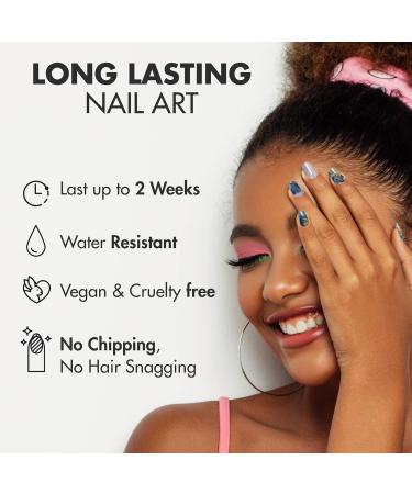 MOYOU LONDON Gel Nail Strips 20 Pc + Free UV Lamp | Easy Apply & Remove for Salon-Quality Manicure - Buy Online on GoSupps.com