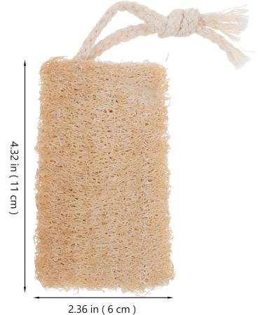 PATKAW Natural Loofah Bath Sponge Organic Luffa Bath Shower Sponge Exfoliating Back Body Scrubber for Shower - Buy Online on GoSupps.com