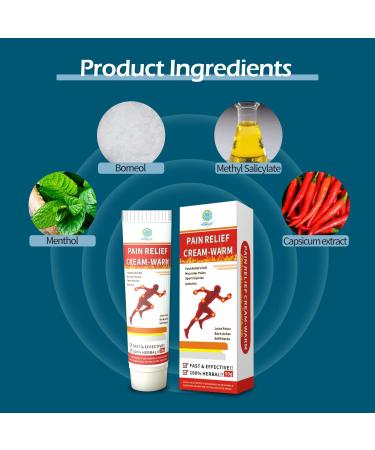 KONGDY Hot Capsicum Pain Cream | Extra Strength Capsaicin Heat Cream - Buy Online on GoSupps.com