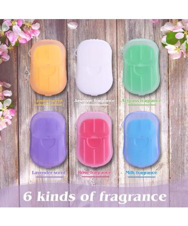 Buy Bamsod 12 Portable Fragrant Bathing Soap Leaves | Travel-Friendly Foam Paper Soap for Laundry & Hand Use - Buy Online on GoSupps.com