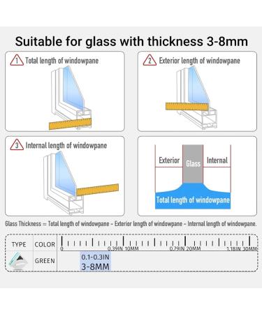 1pc Magnetic Window Cleaner Double Sided Cleaning Brush Tools For High-rise Home Glass Windows Brush Wiper Cleaning Tools - Buy Online on GoSupps.com