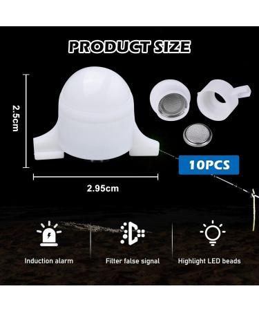Buy Bissanziger Electronic Bite Indicator - 10 Sensitive LED Fishing Alarms for International Shipping - Buy Online on GoSupps.com