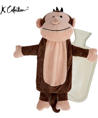 K Collection 3D Monkey Design Hot Water Bottle with Plush Cover - Buy Online on GoSupps.com