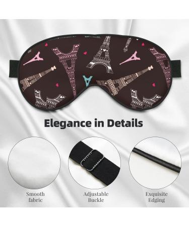 Buy Eiffel Tower Sleep Mask - Adjustable Double-Sided Eye Covers for Ultimate Comfort & Eye Edema Reduction | International Shipping Available - Buy Online on GoSupps.com