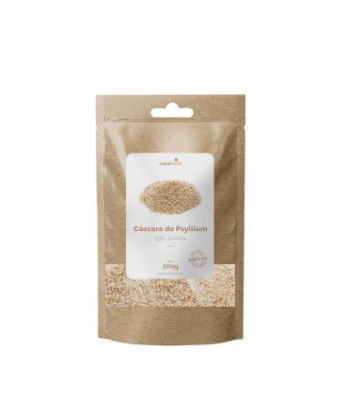 Carefood - 99% Pure Organic Psyllium Husk - 100% Organic Gluten Free Vegan - Better Digestion and Satiety Effect - Natural Source of Fiber - Combine with Dishes Juices or Drinks - 200g