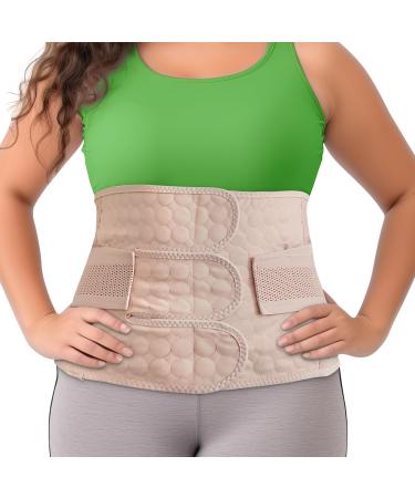 Postpartum Belly Band & Belly Wrap | C Section Belly Binder & Abdominal Binder | Post Surgery & Pregnancy Tummy Tuck or Hysterectomy Recovery Support Girdle | C Section Postpartum Essentials (XL)