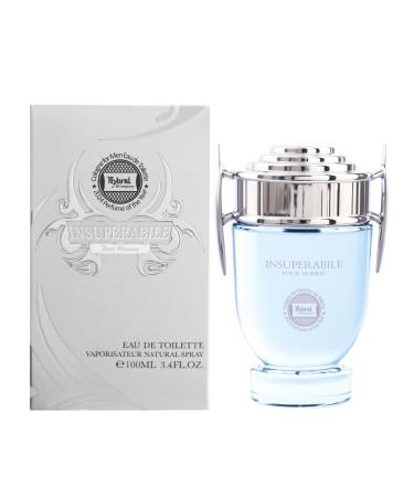 Hybrid & Company Courageous Pour Homme For Men Eau De Parfum Insuperabile Natural Spray 3.4 Fl Oz Courageous Pour Homme 3.4 Fl Oz (Pack of 1)