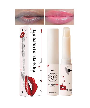 Lip Lightening For Dark Lips Moisturizing Lip Balm Whitening & Brightening Lip Balm Lips Pink Bleaching Cream Balm Lip Care Lightens Remove Dark Lips (1PC)