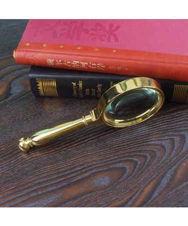 Metal Handheld Magnifier 5 Zoom with 8LED Light Optical Lens Reading Magnifier 222X98X35mm Made in China - Buy Online on GoSupps.com